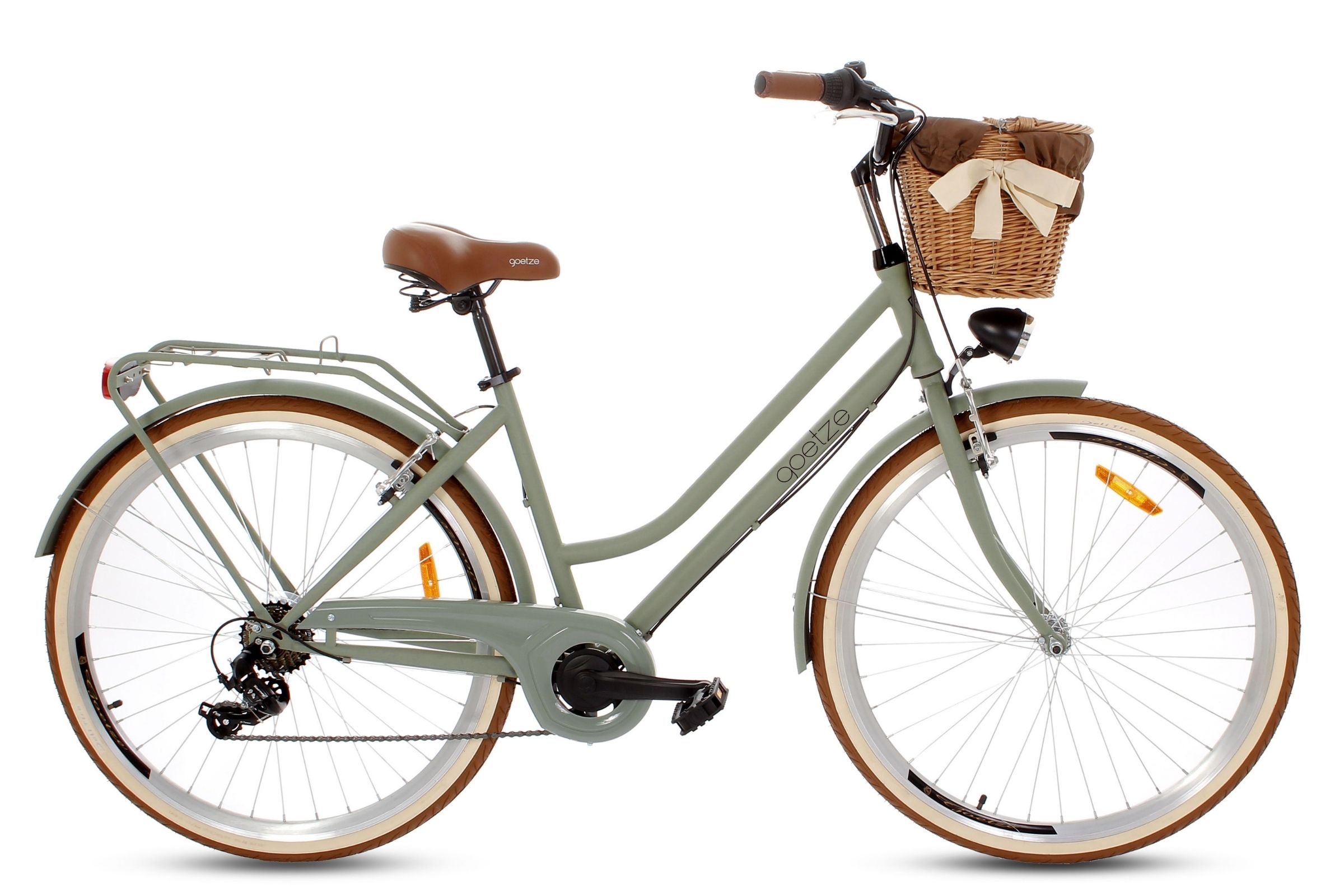 Bелосипед Goetze® Touring, 160-185 cm височина, 7-скоростен, колела 28″, маслина