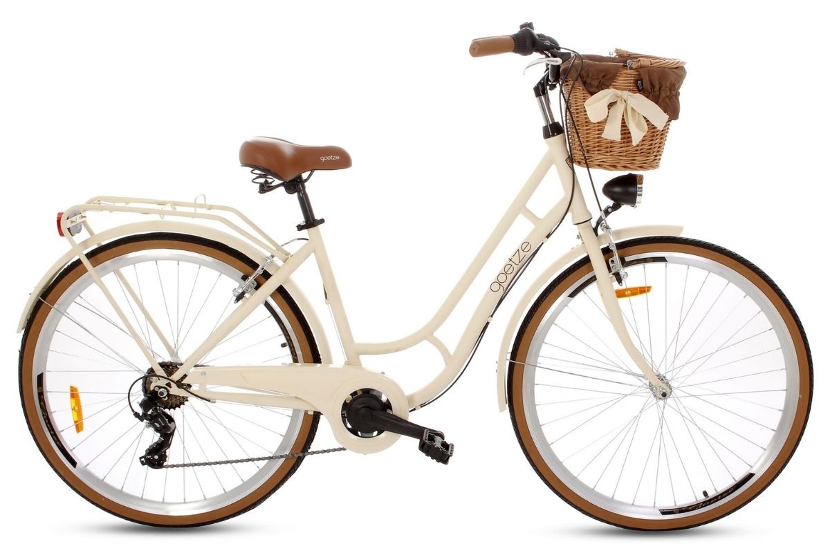 Bелосипед Goetze® Touring, 160-185 cm височина, 7-скоростен, колела 28″, Кремав