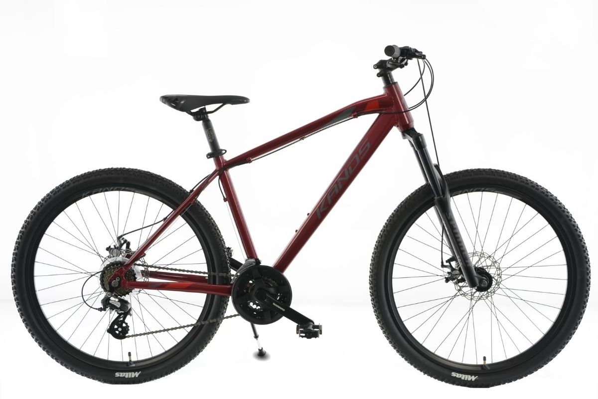 Мъжки Планински Велосипед Kands Mercury,  Алуминиева Рамка, Shimano, червен 16″ – 150 – 165 cm